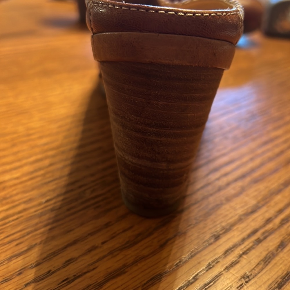 Paul Green Leather Mule Clogs size 61/2 - Picture 3 of 13